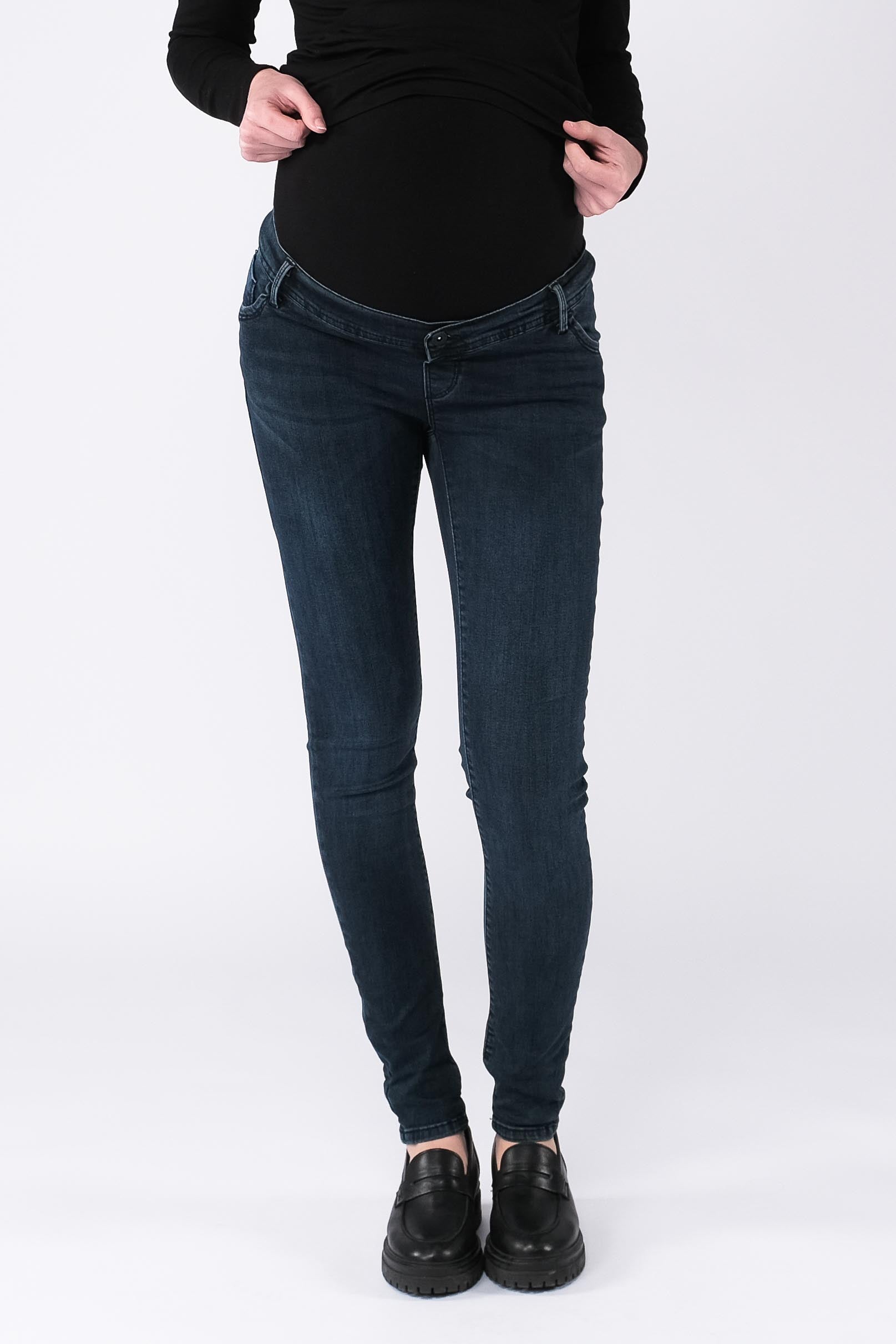 love2wait-sophia-skinny-fit-jeans-in-dark-aged-umstandsjeans-mit-32er-l-nge image 1