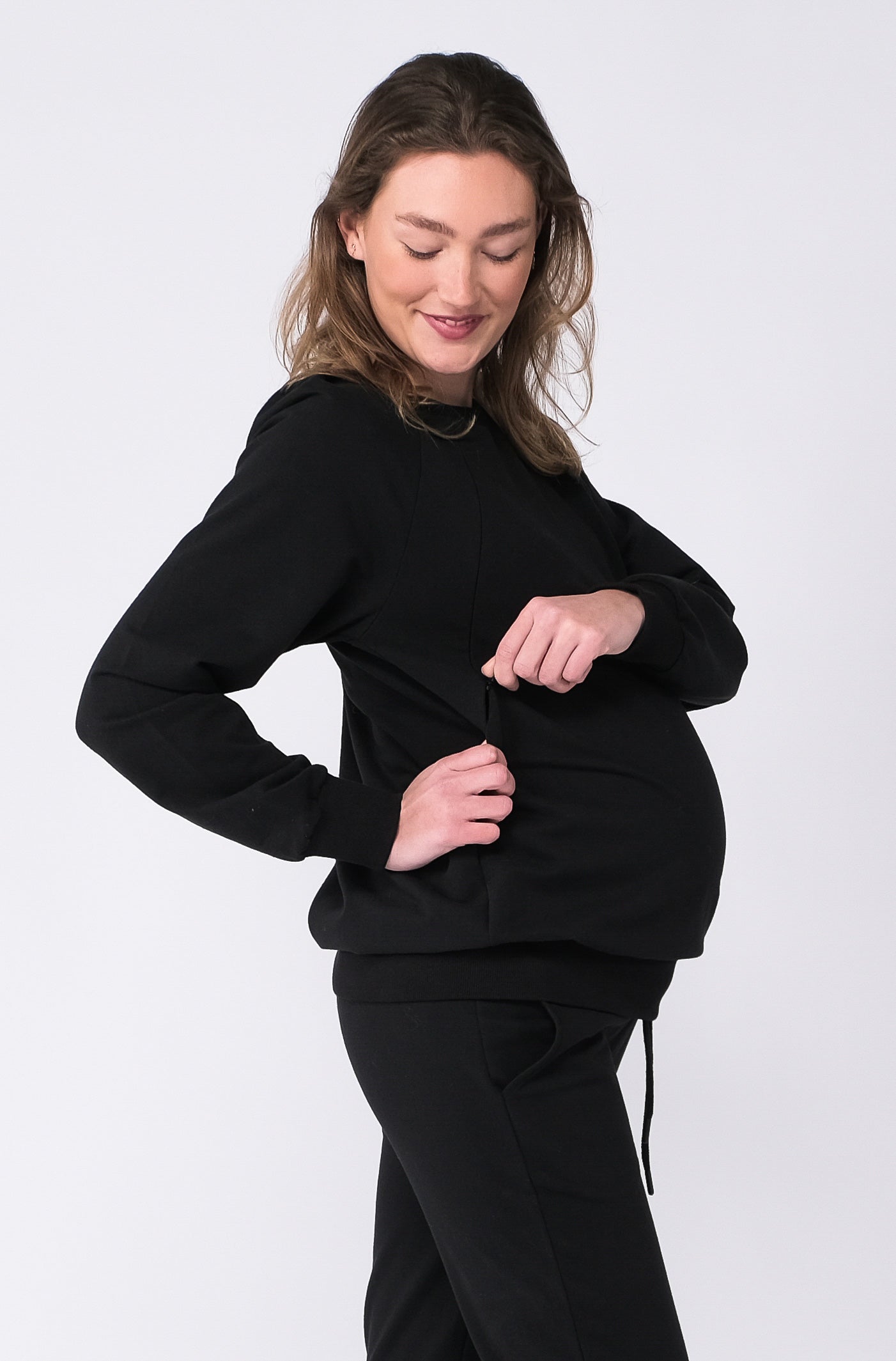 love2wait-sweater-nursing-black image 3