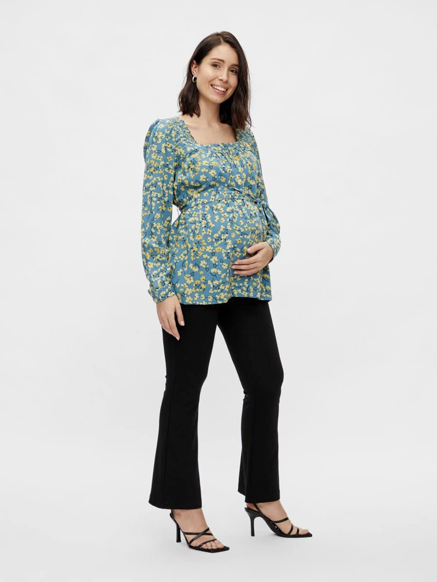 mamalicious-mlfransisca-langarm-bluse-mit-blumendruck-f-r-schwangere image 5