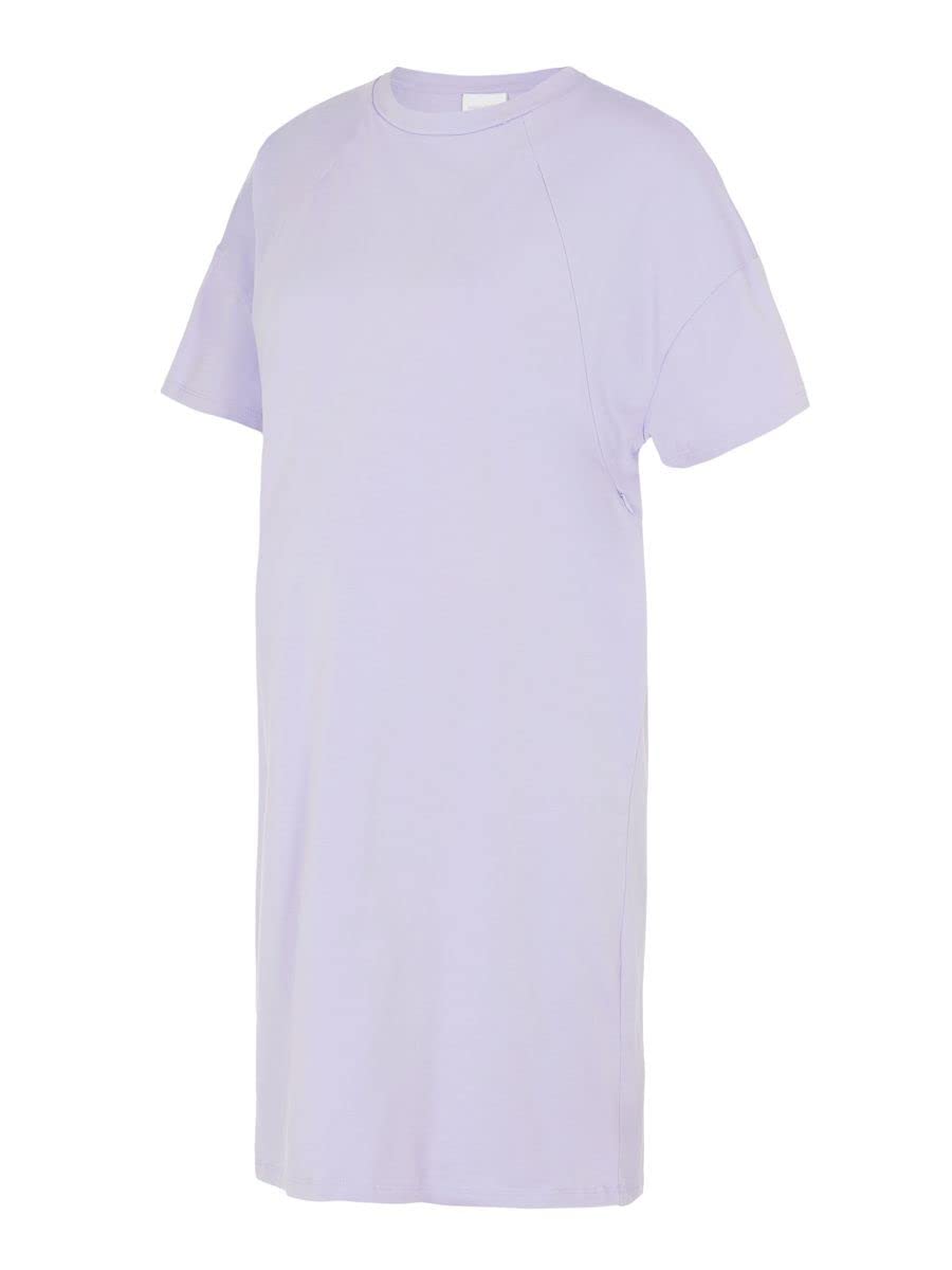 mamalicious-mlmama-mary-s-s-jrs-kurzarm-kleid-lavender-umstands-und-stillkleid-g image 1