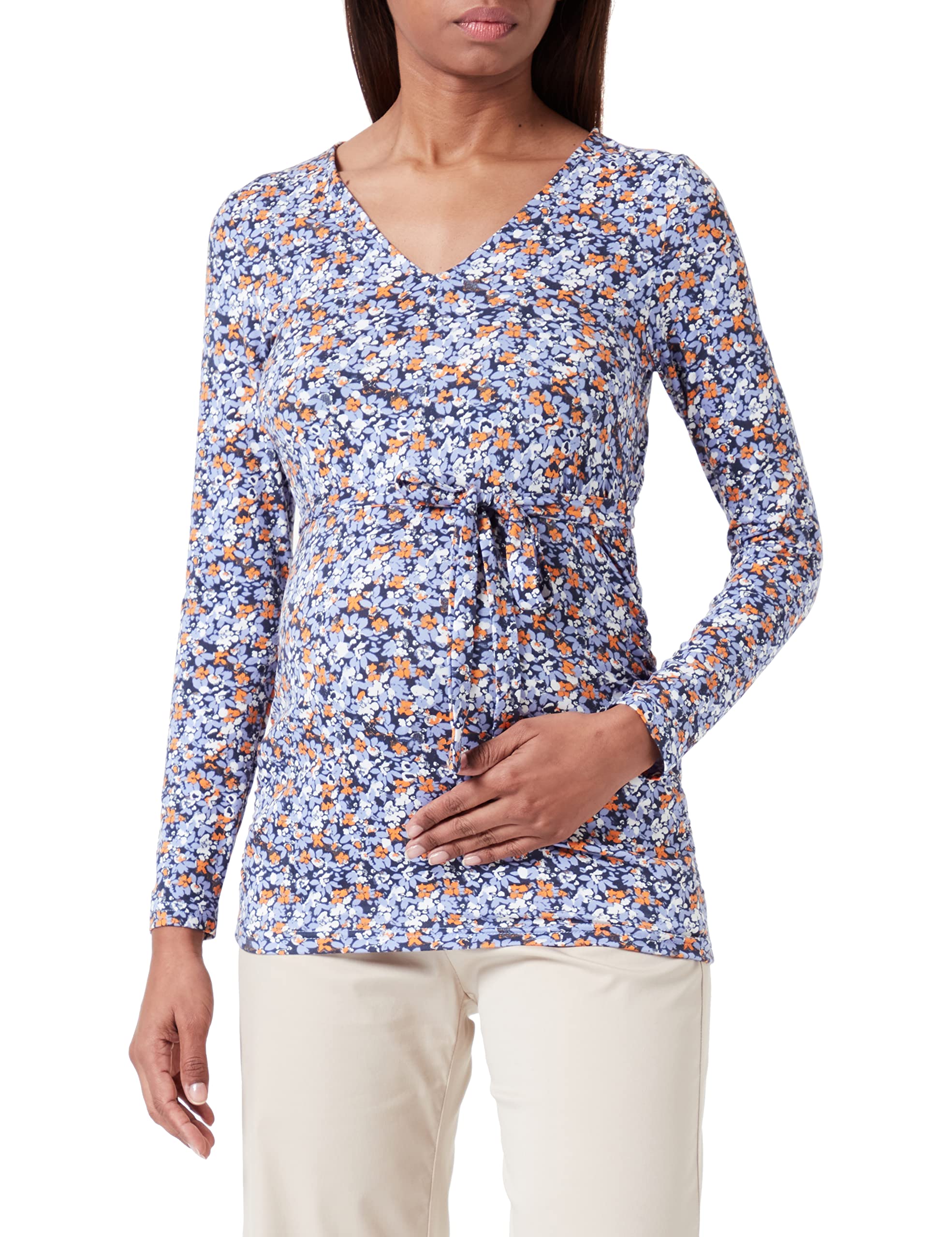 mamalicious-mlpilar-asta-langarm-umstandsbluse-mit-blumenmuster-gr-e-m image 1