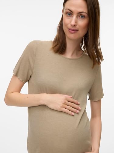 mamalicious-mlpilar-umstands-bluse-mit-rundhalsausschnitt-und-kurzarm-normal-ges image 8