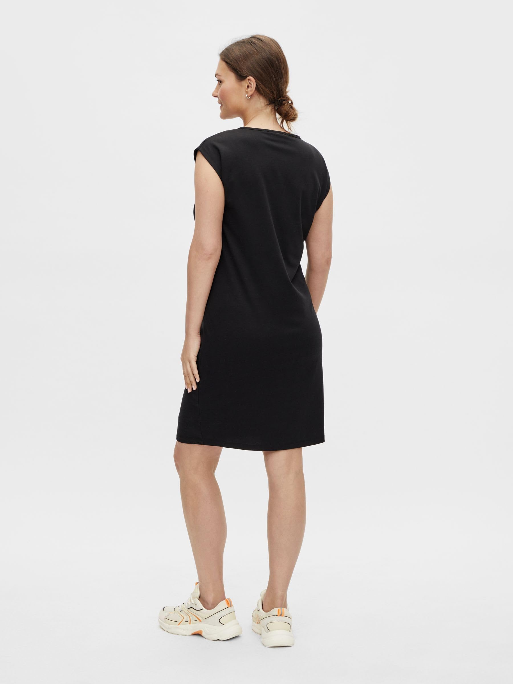 mamalicious-umstandskleid-mljade-s-l-sweat-dress-kurz-rundhals-bindeg-rtel image 3