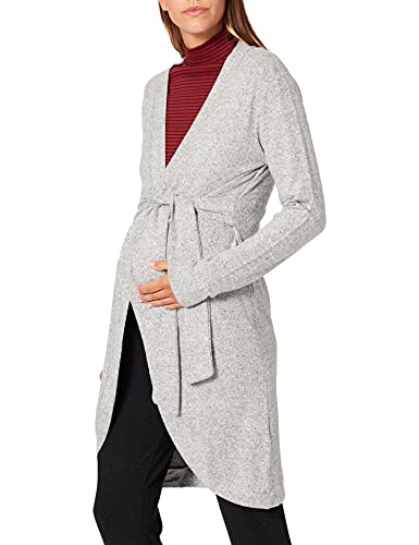 noppies-damen-strickjacke-harper-lang-lenzing-ecovero-grau-melange image 5