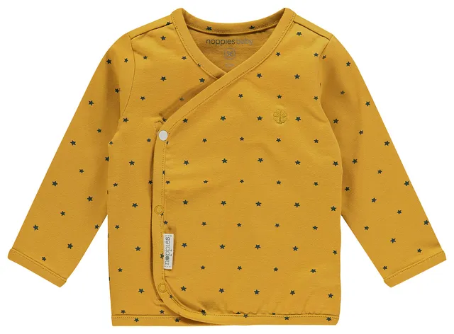 noppies-baby-longsleeve-taylor-wickelshirt-aus-bio-baumwolle-mit-sternen-dessin- image 1