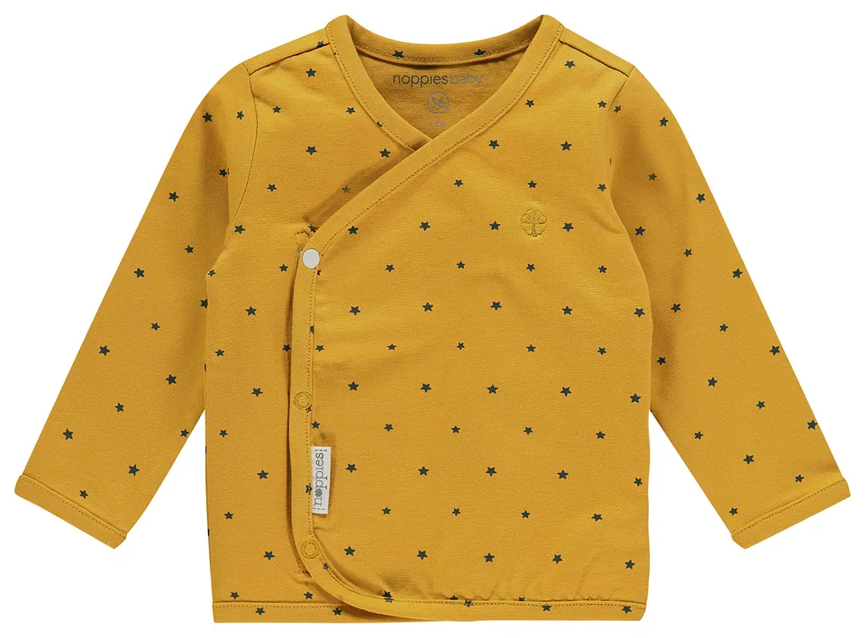 noppies-baby-longsleeve-taylor-wickelshirt-aus-bio-baumwolle-mit-sternen-dessin- image 1