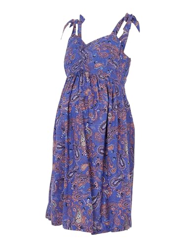 mamalicious-damen-sommerkleid-tuli-umstandskleid-in-blau-mix-gr-e-s-36 image 8