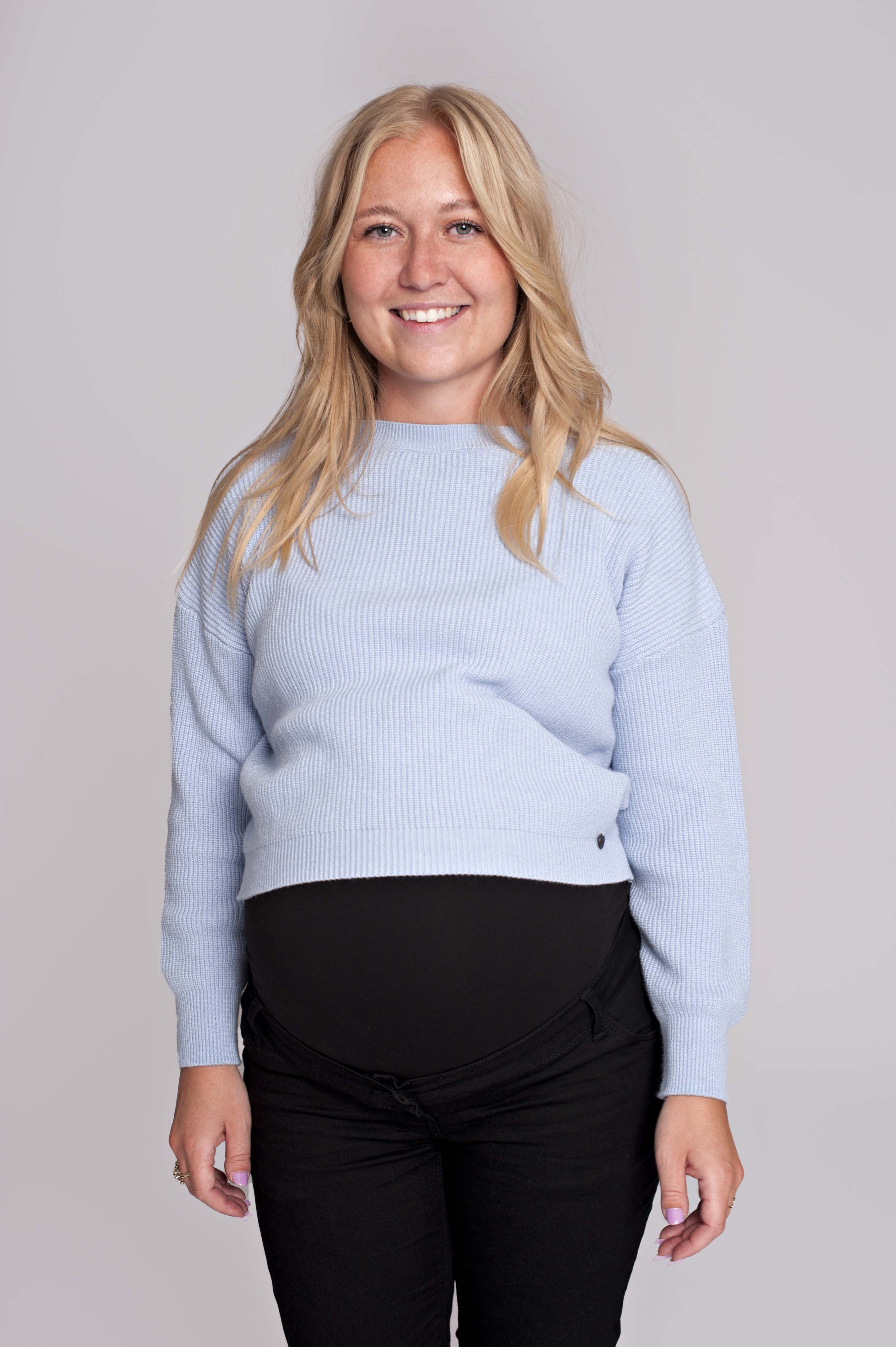 love2wait-strick-cropped-top-knit-cropped-in-blau image 1
