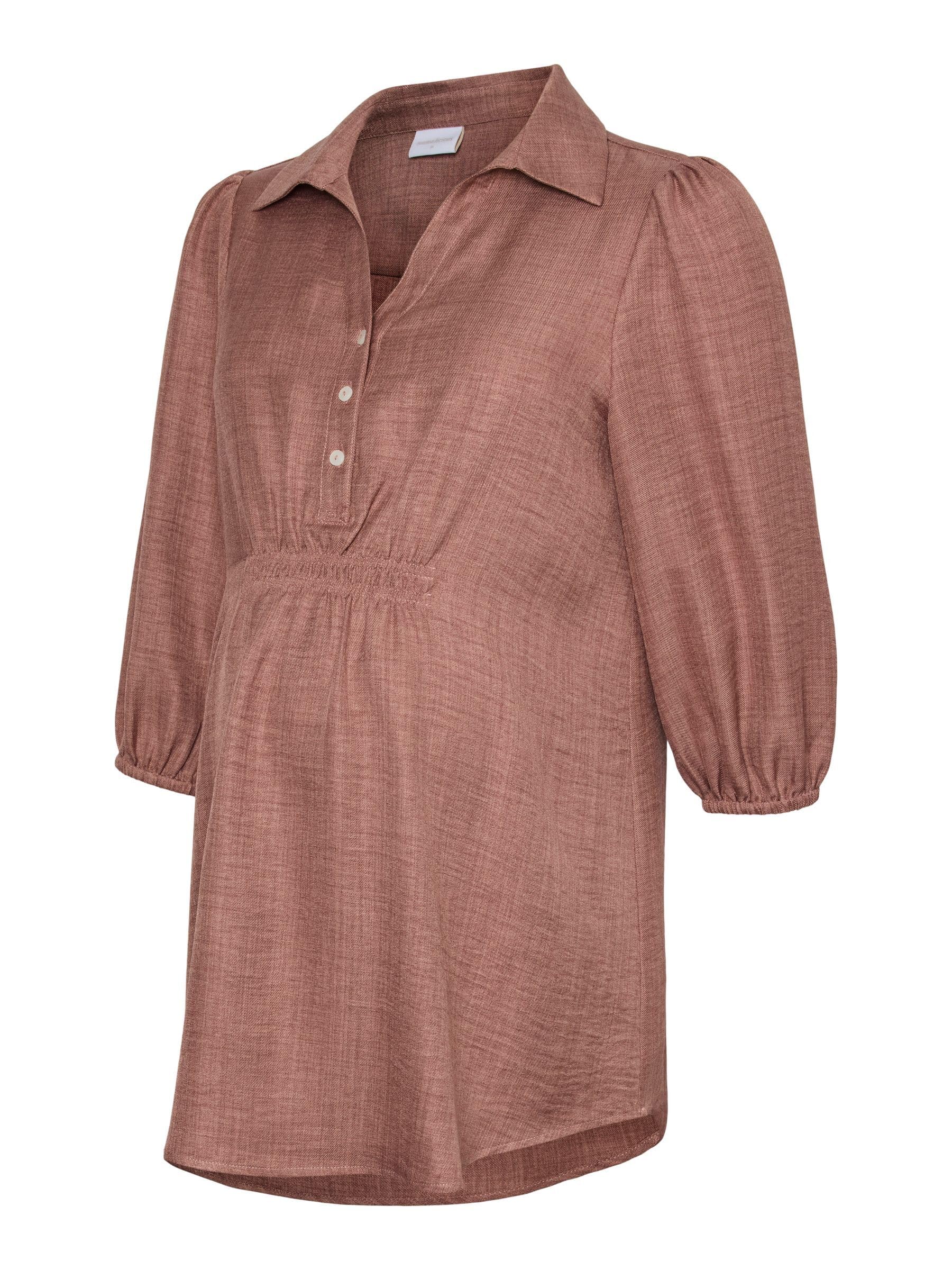 mamalicious-pilar-stillbluse-v-ausschnitt-3-4-rmel-normale-passform image 1