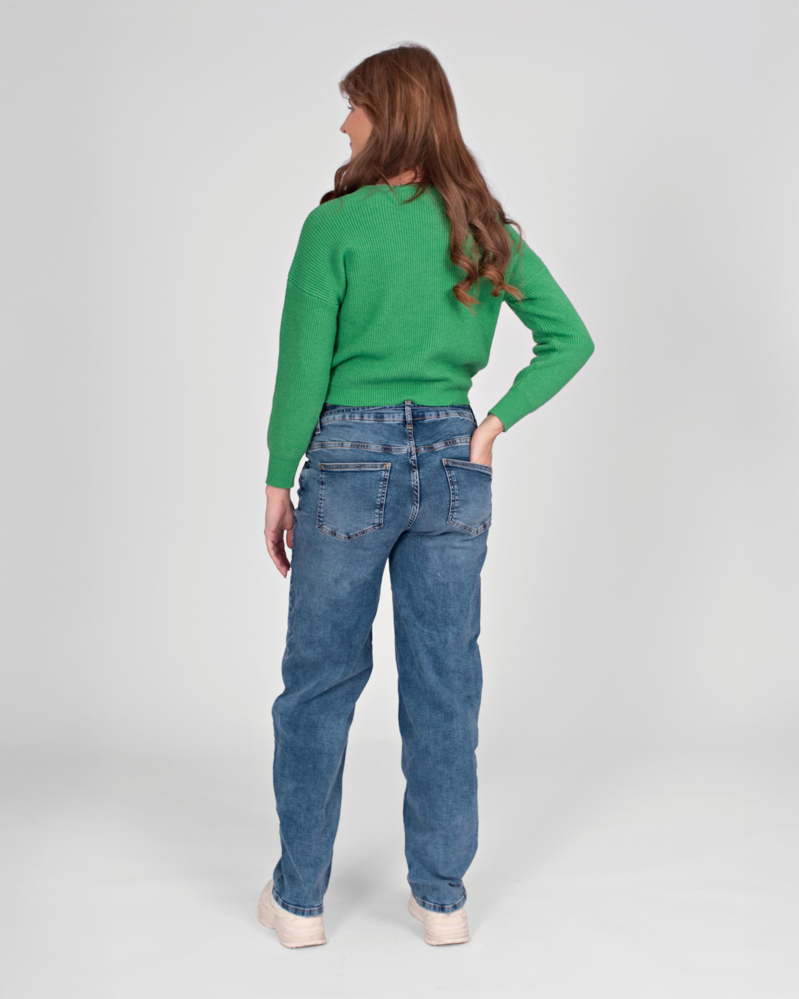 love2wait-jeans-kate-tapered-fit-mit-elastischem-bund-und-bindeg-rtel-in-stone-w image 4