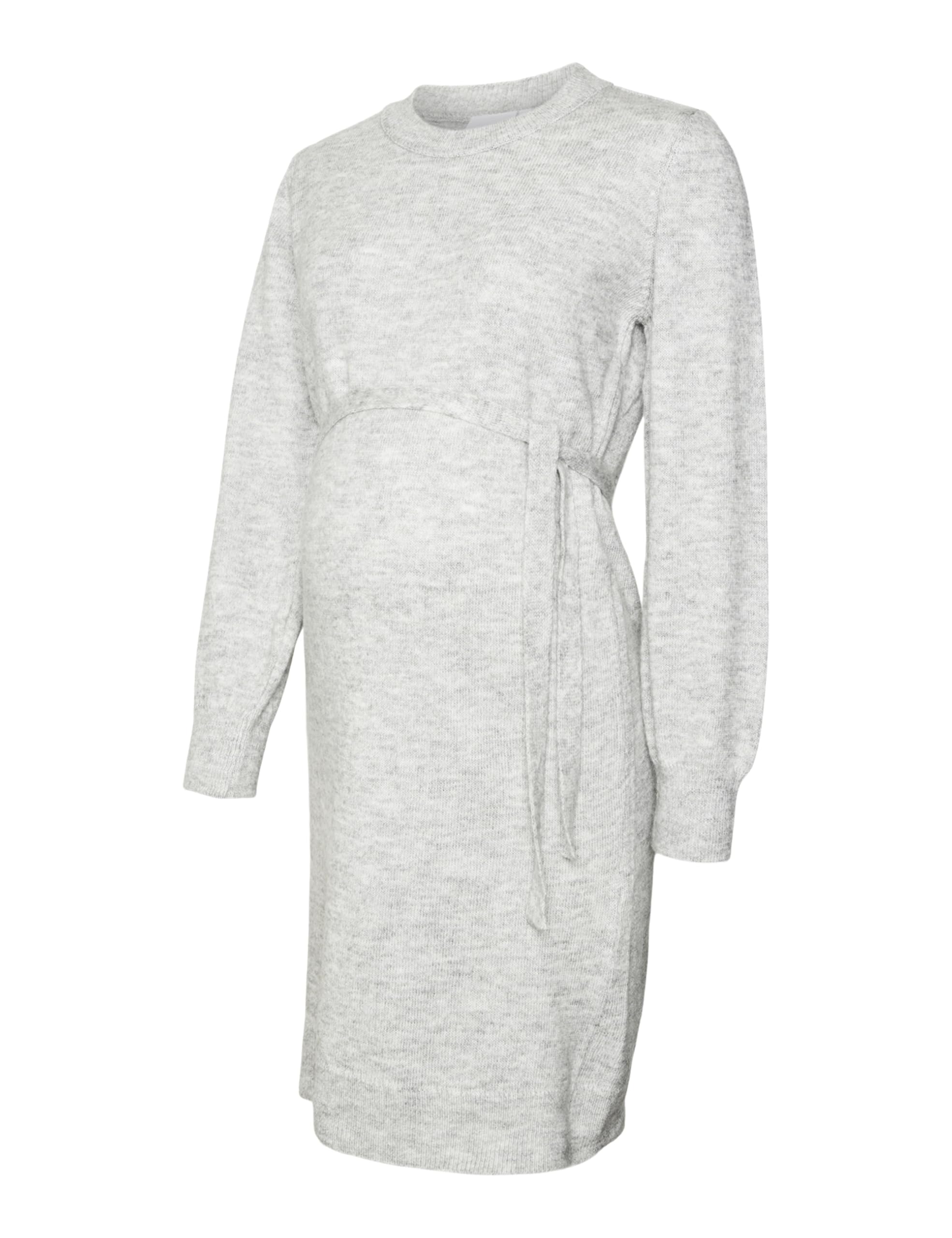 mamalicious-damen-strickkleid-mlnewanne-l-s-abk-knit-dress-a-noos-mit-bindeg-rte image 1