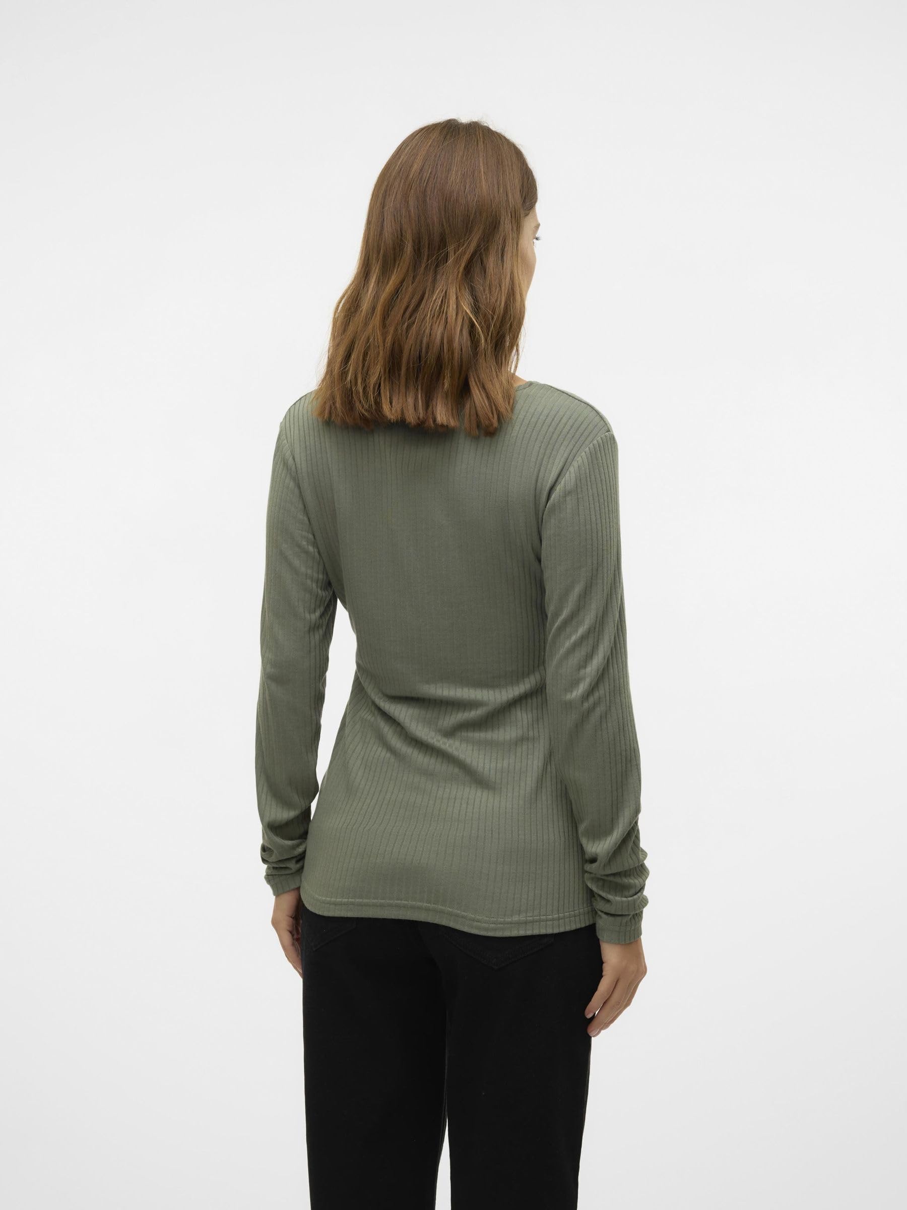 mamalicious-stillbluse-mlpilar-mit-v-ausschnitt-und-wickeloptik-lang-rmelig-norm image 3