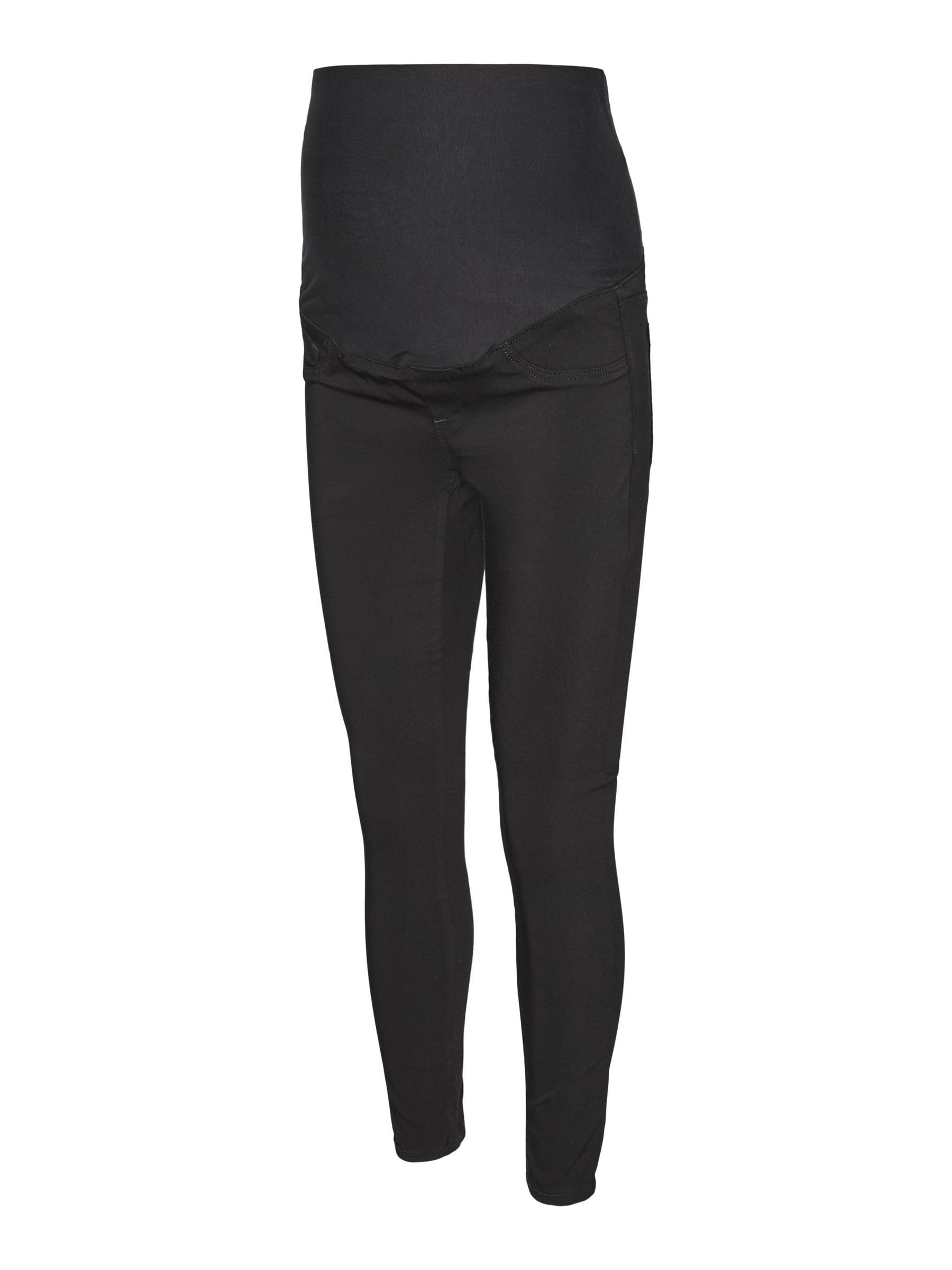 mamalicious-mllucy-black-slim-pant-a-noos-schwarze-umstandshose-mit-hohem-elasti image 1