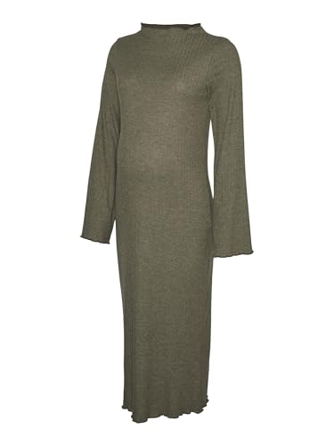 mamalicious-mlsadie-umstandskleid-mit-stehkragen-midi-l-nge-langarm image 6