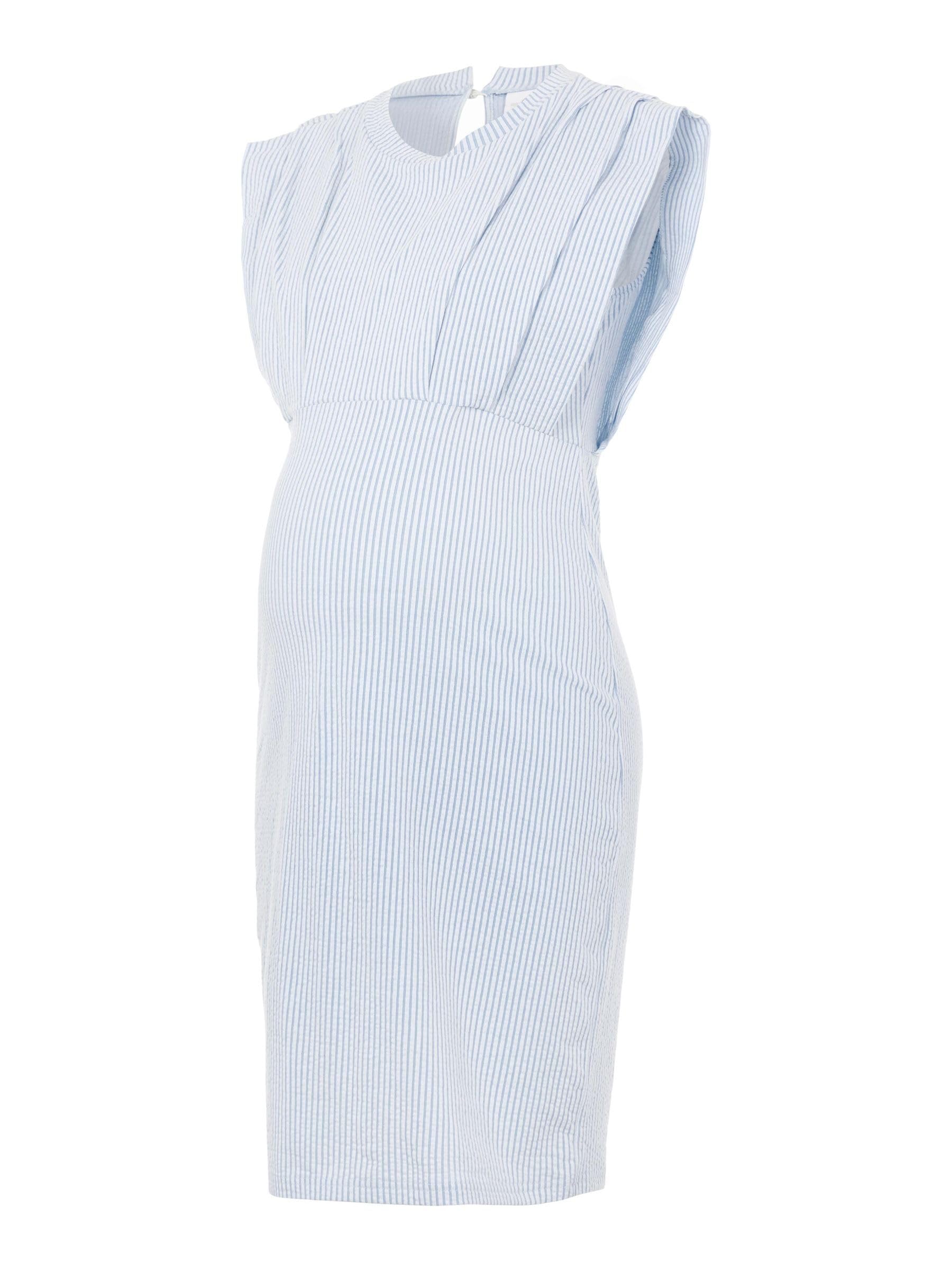 mamalicious-umstandskleid-mae-marie-hellblau-blau-gr-m-f-r-schwangerschaft-still image 1