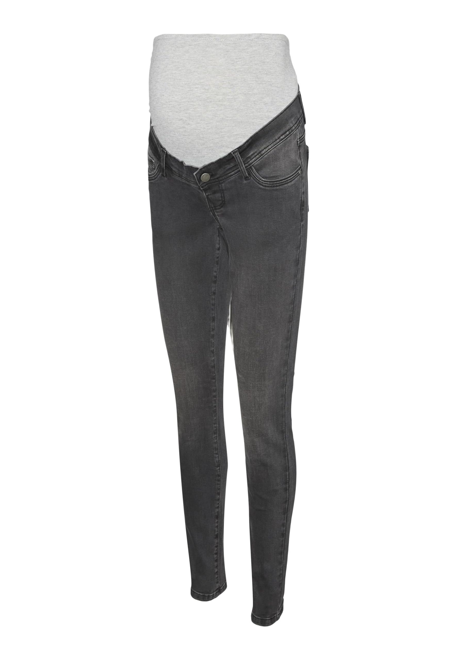 mamalicious-mlmila-slim-dg-jeans-noos-slim-fit-umstandsjeans-in-dunkelgrau image 1