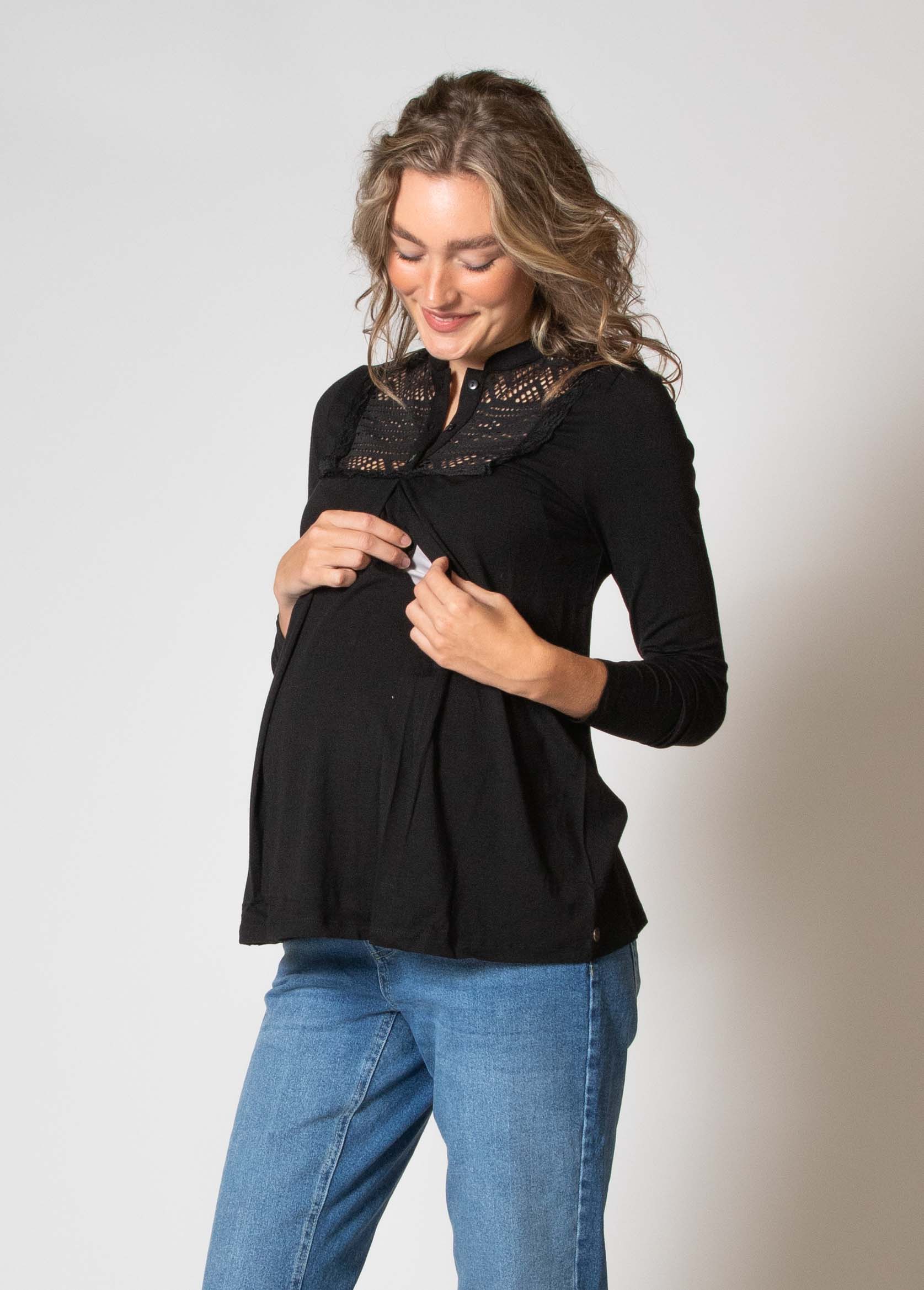 love2wait-still-shirt-shirt-l-sl-nursing-ecovero-mit-langen-rmeln-und-spitze-in- image 3