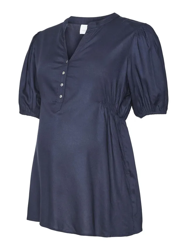 mamalicious-umstandsbluse-mit-stillfunktion-und-tailleng-rtel image 1