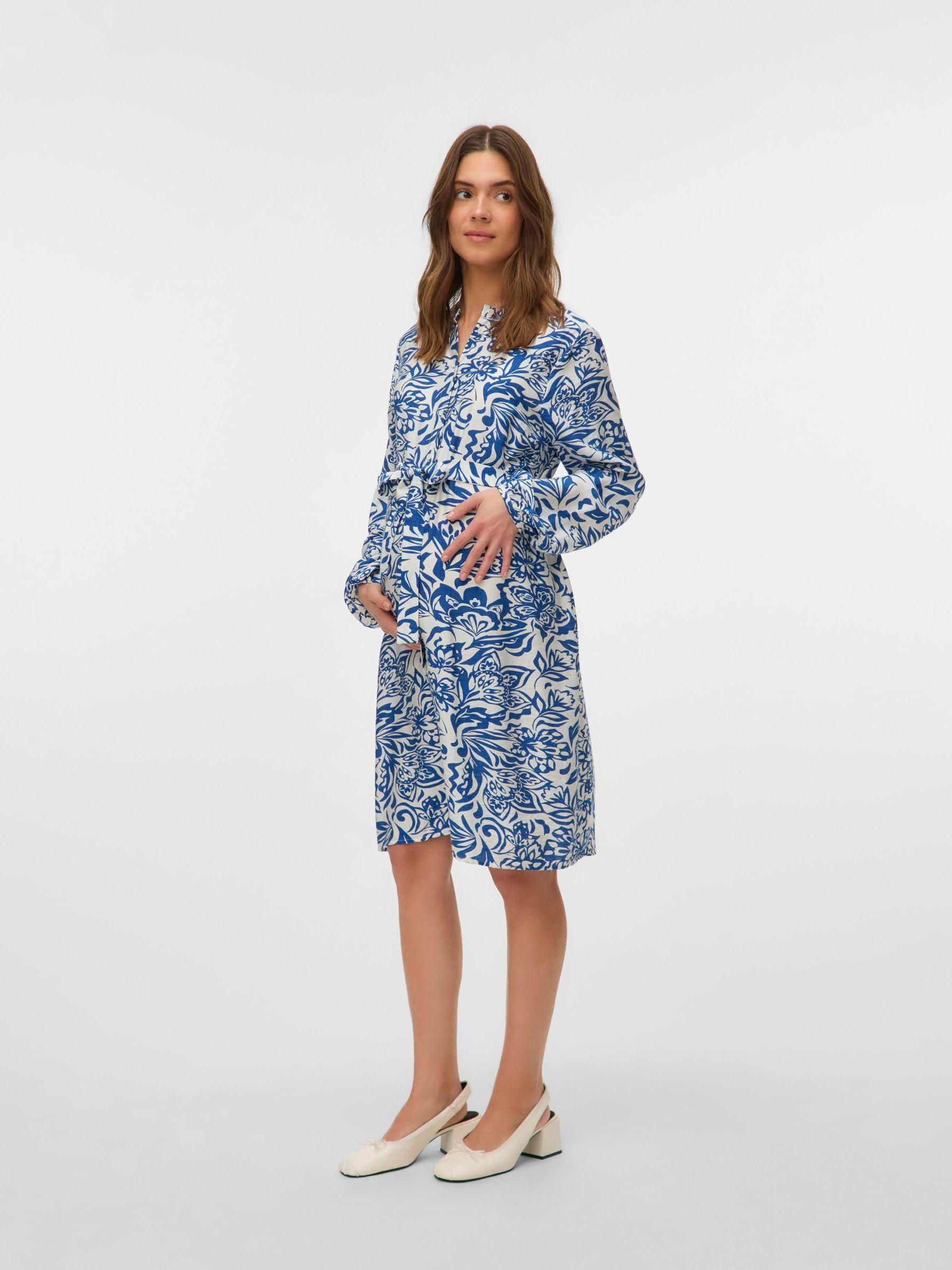 mamalicious-umstandskleid-mlsorilla-locker-geschnittenes-langarm-stillkleid-mit- image 2