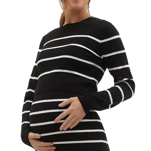 mamalicious-newsiv-umstands-pullover-schwarz-rundhalsausschnitt image 5