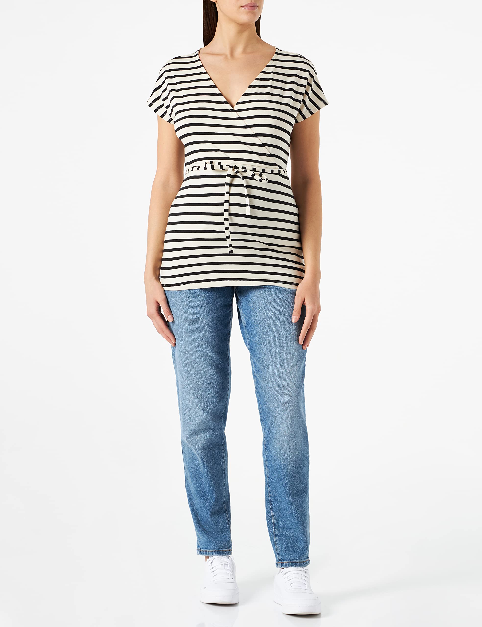 noppies-damen-stillshirt-kirby-kurz-rmelig-gestreift image 2