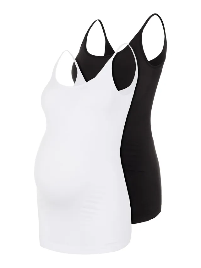 mamalicious-umstands-tr-gertop-2er-pack-nahtlos-verstellbare-spaghetti-tr-ger-sl image 1