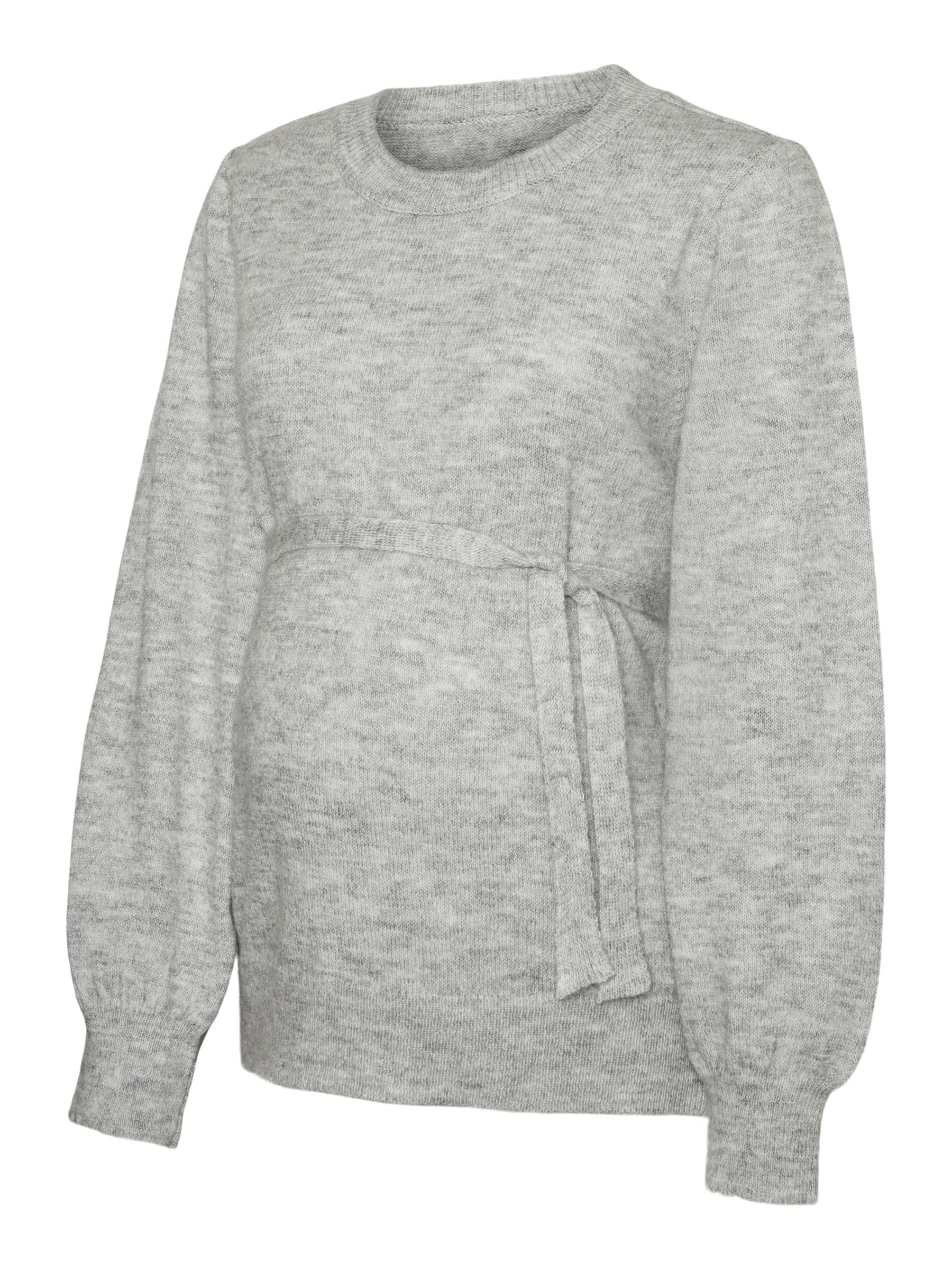 mamalicious-mlpilar-umstands-strickpullover-f-r-damen-gebundenes-detail-feinstri image 1