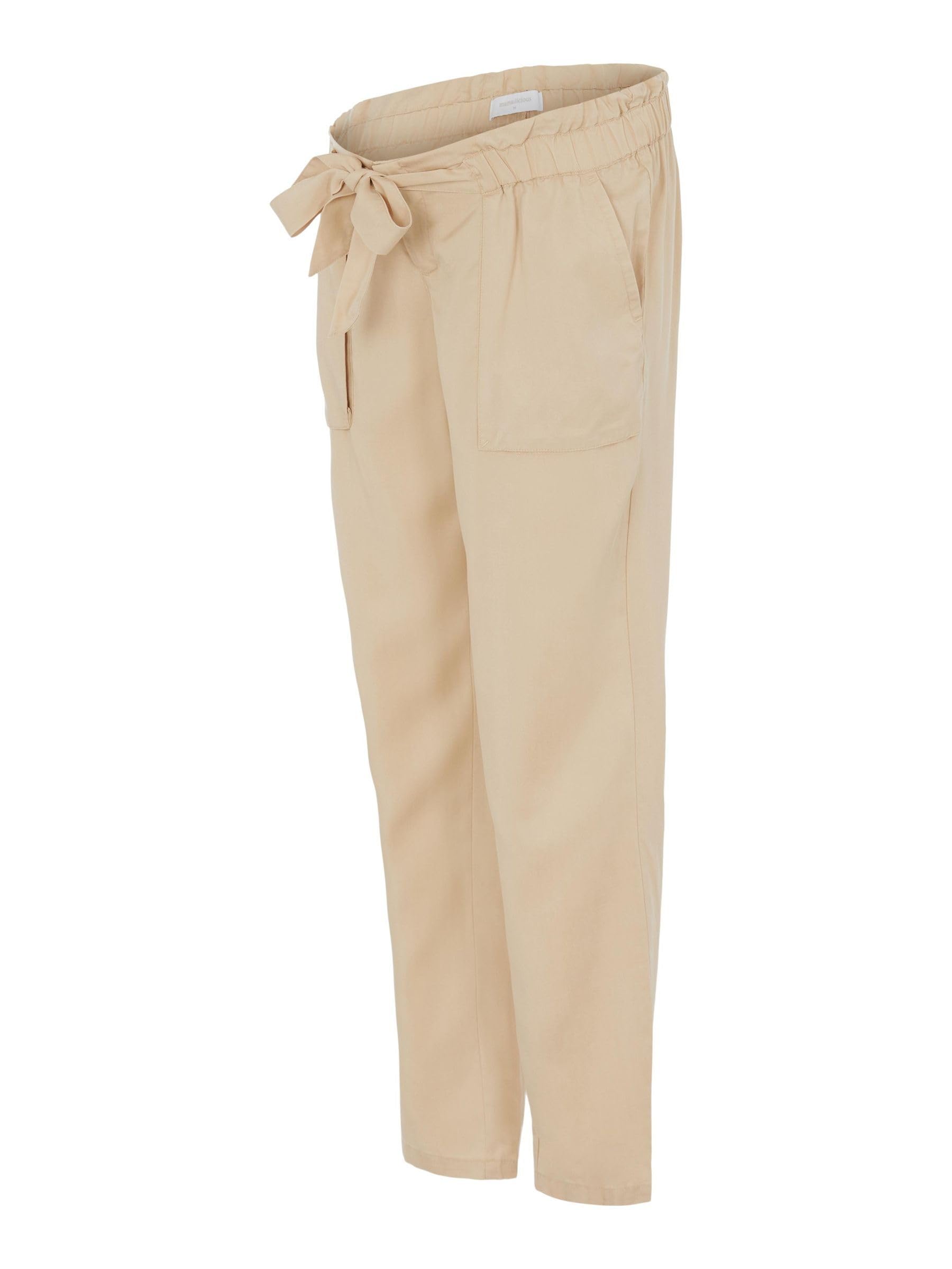 mamalicious-mlnewbethune-umstandshose-paperbag-stil-mit-bindeg-rtel image 1