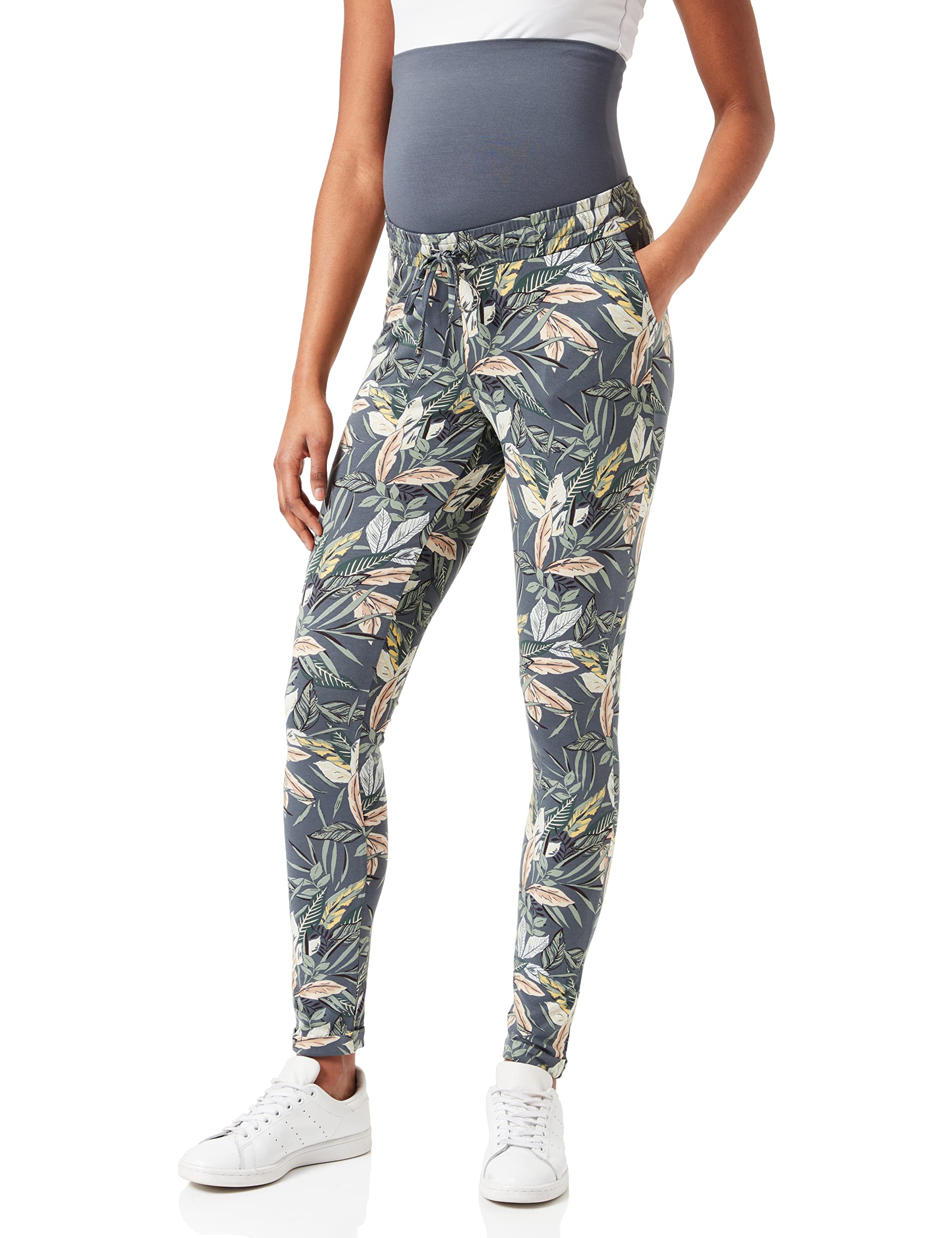 noppies-damen-umstandshose-pants-over-the-belly-allover-print-leslie image 2