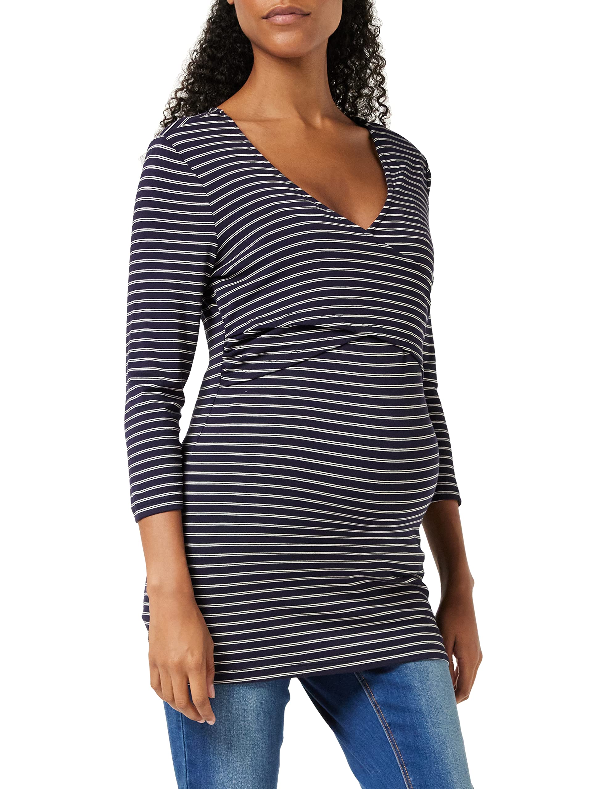 noppies-damen-tee-nurs-3-4-slv-yd-amelia-umstands-t-shirt-night-sky-gr-xl image 1