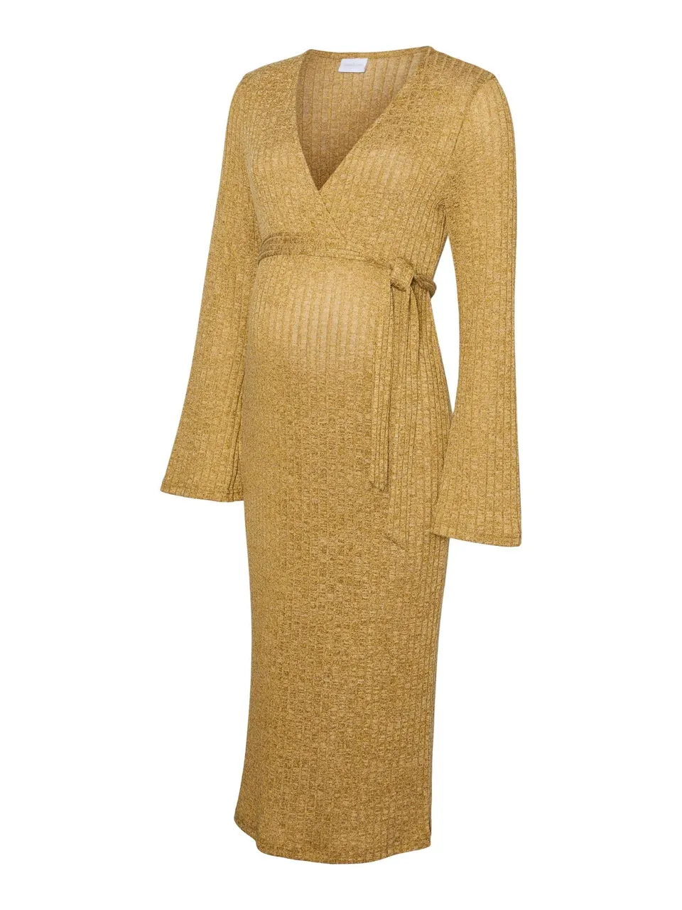 mamalicious-umstandskleid-mlzenia-normal-geschnitten-v-ausschnitt-midikleid-mit- image 1