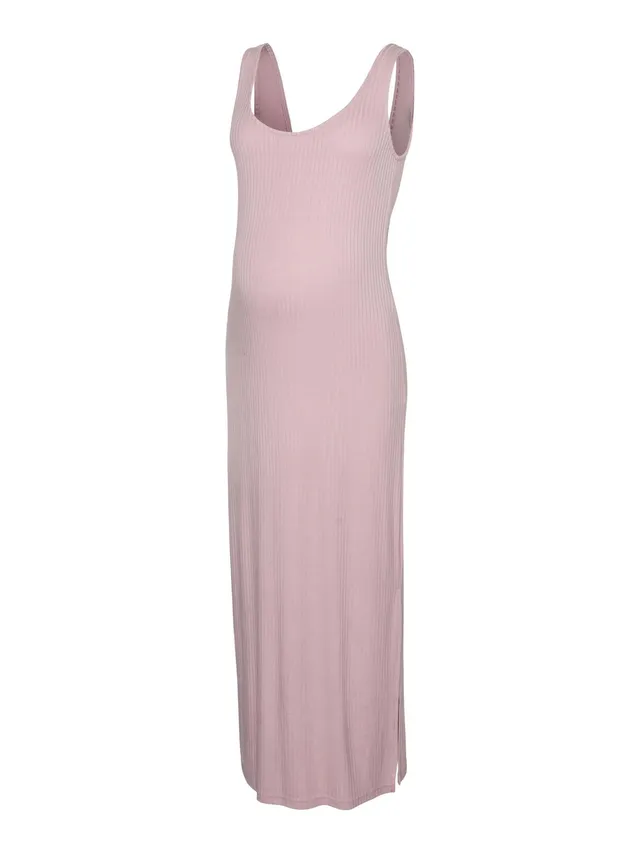 mamalicious-mltrinity-umstandskleid-rmelloses-kn-chellanges-kleid-mit-u-ausschni image 1