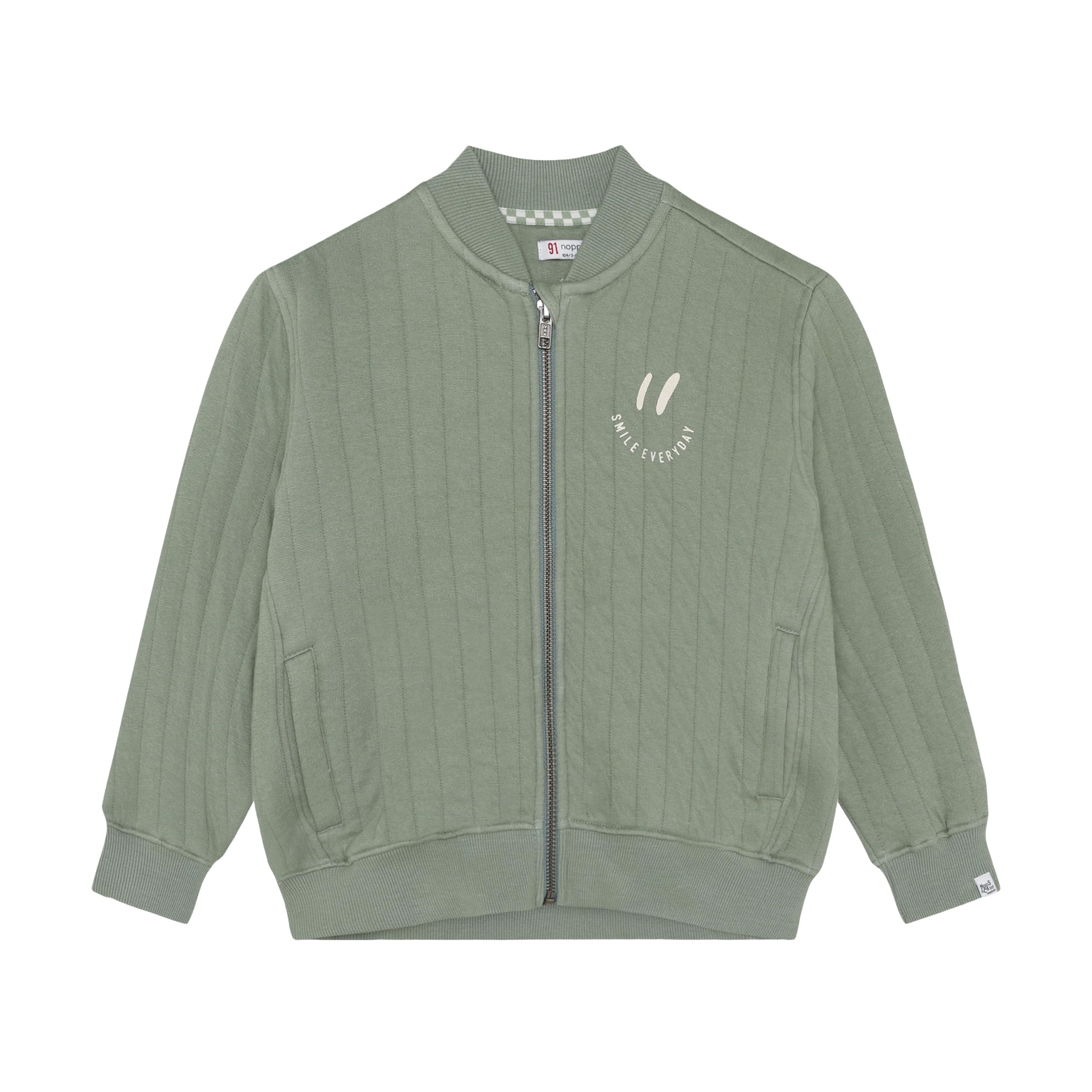 noppies-kids-jungen-cardigan-ls-boy-strickjacke-gesteppter-jersey-rei-verschluss image 1