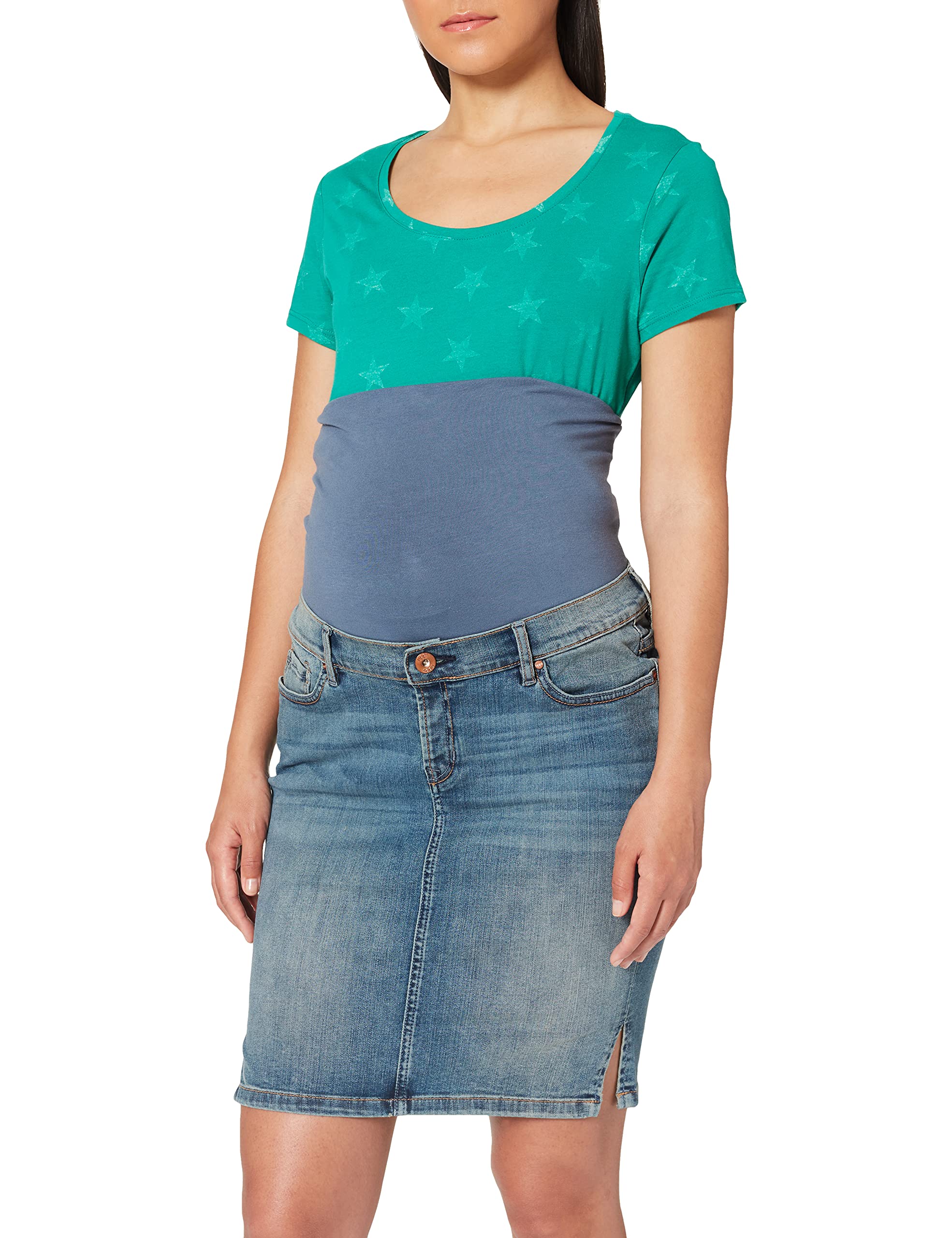noppies-umstands-jeansrock-otb-misty-blue-jeansrock-mit-elastischem-bund-diverse image 2