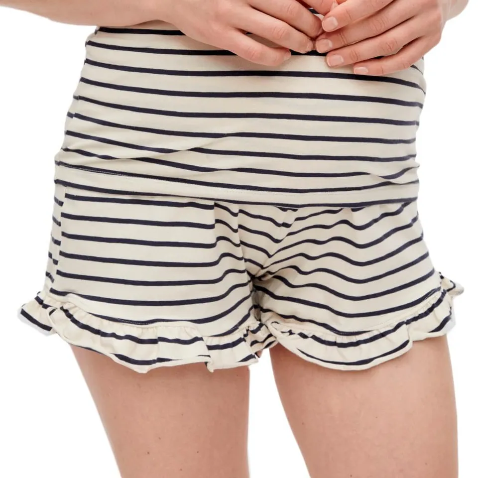 mamalicious-umstandshose-nadine-navy-creme-xs image 1