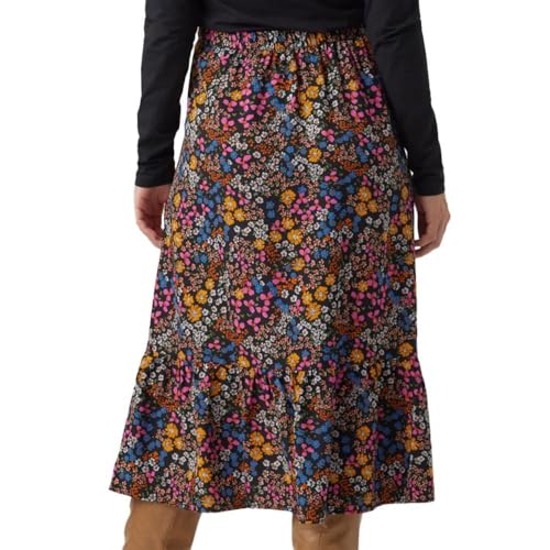mamalicious-fina-damenrock-schwarz-rosa-bedruckt-hohe-taille image 5
