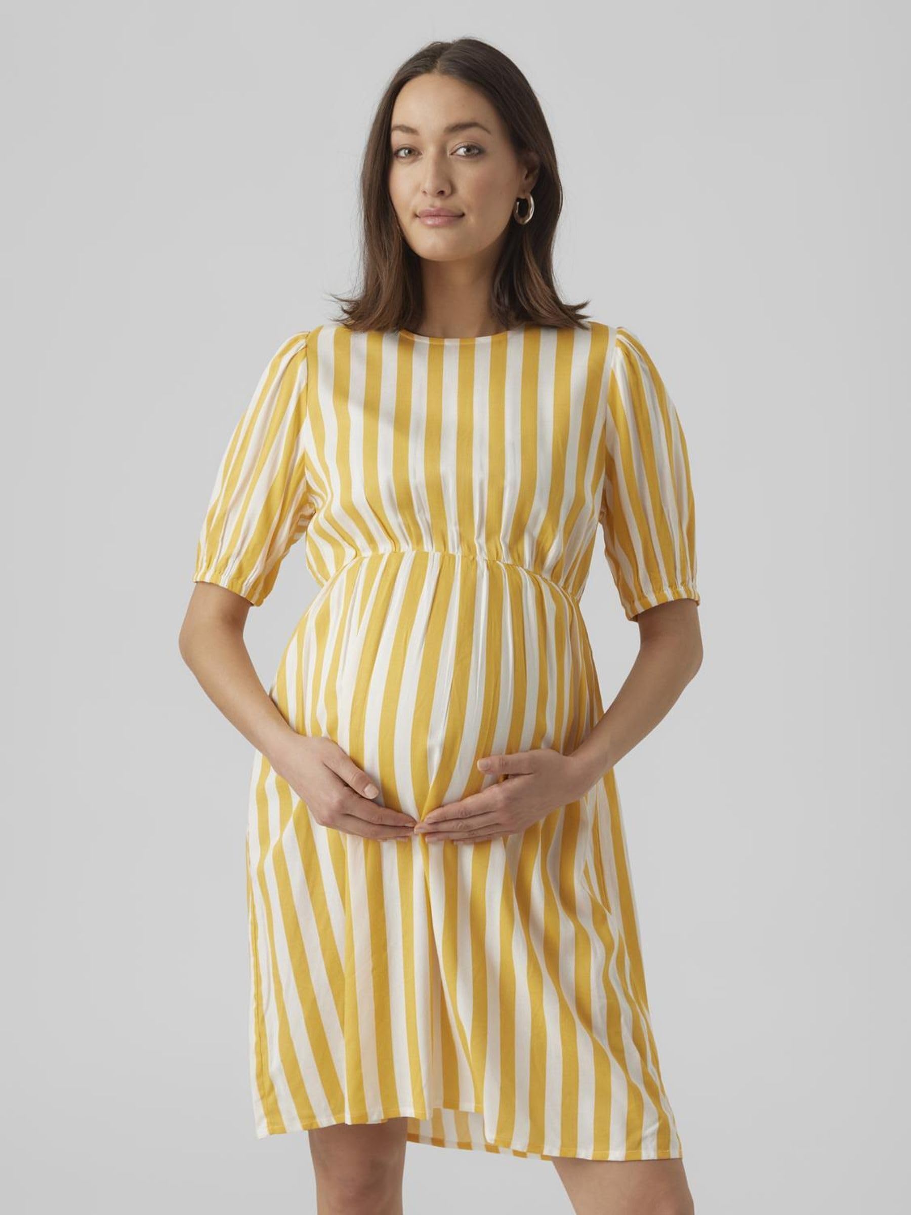 mamalicious-ml-sinem-umstandskleid-kurz-mit-2-4-rmeln image 4