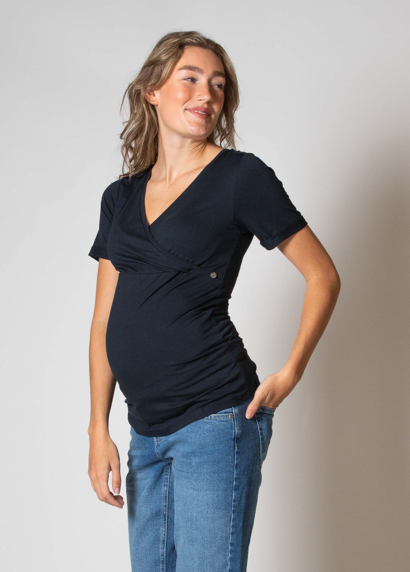 love2wait-sophia-b999113-006-still-shirt-kurzarm-ecovero-navy image 2