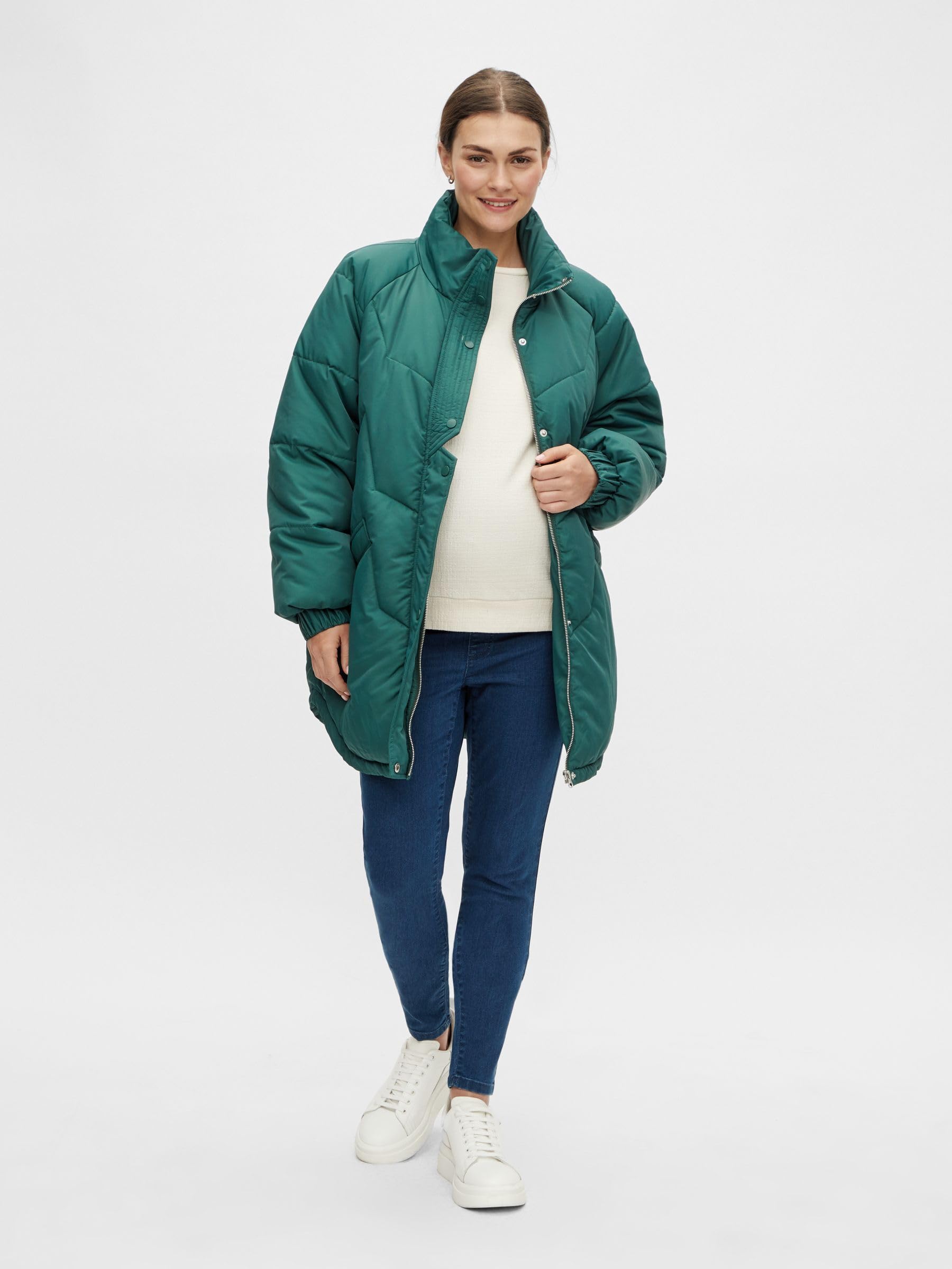 mamalicious-damen-umstandsjacke-mlerza-padded-a-mit-stehkragen-und-rei-verschlus image 4