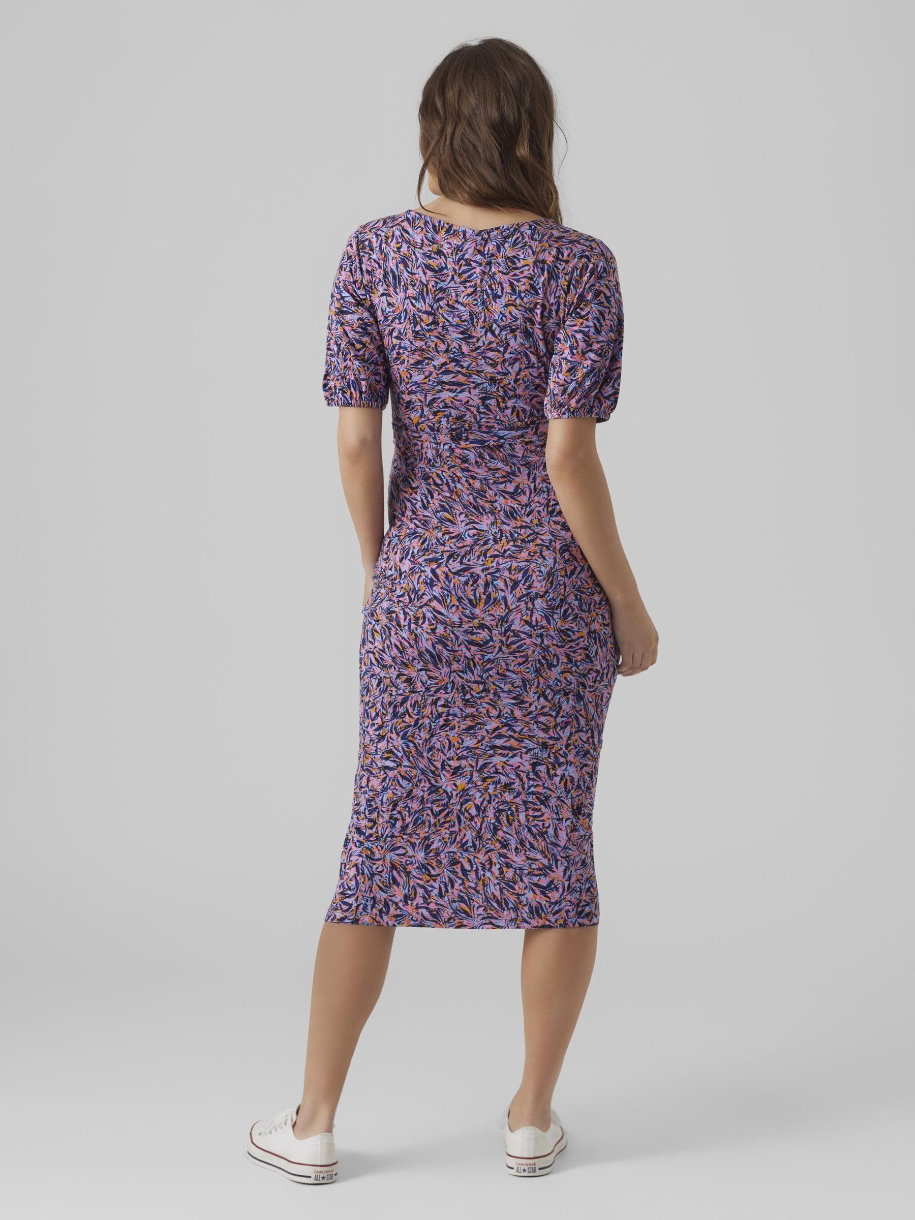mamalicious-damen-midikleid-mlmacy-stillfunktion image 3