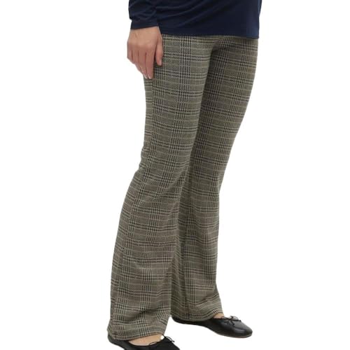 mamalicious-nabi-damenhose-grau-kariert-umstandshose-mit-elastischem-bund-und-ka image 5