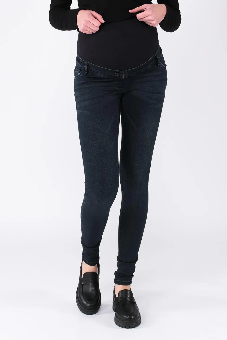 love2wait-jeans-sophia-32-skinny-fit-dark-aged-stretch-jeans-mit-enganliegender- image 1