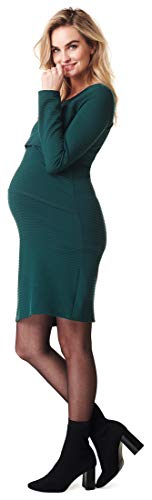 noppies-damen-kleid-dress-nurs-ls-line-umstandskleid-mit-langen-rmeln-gr-n-bottl image 8