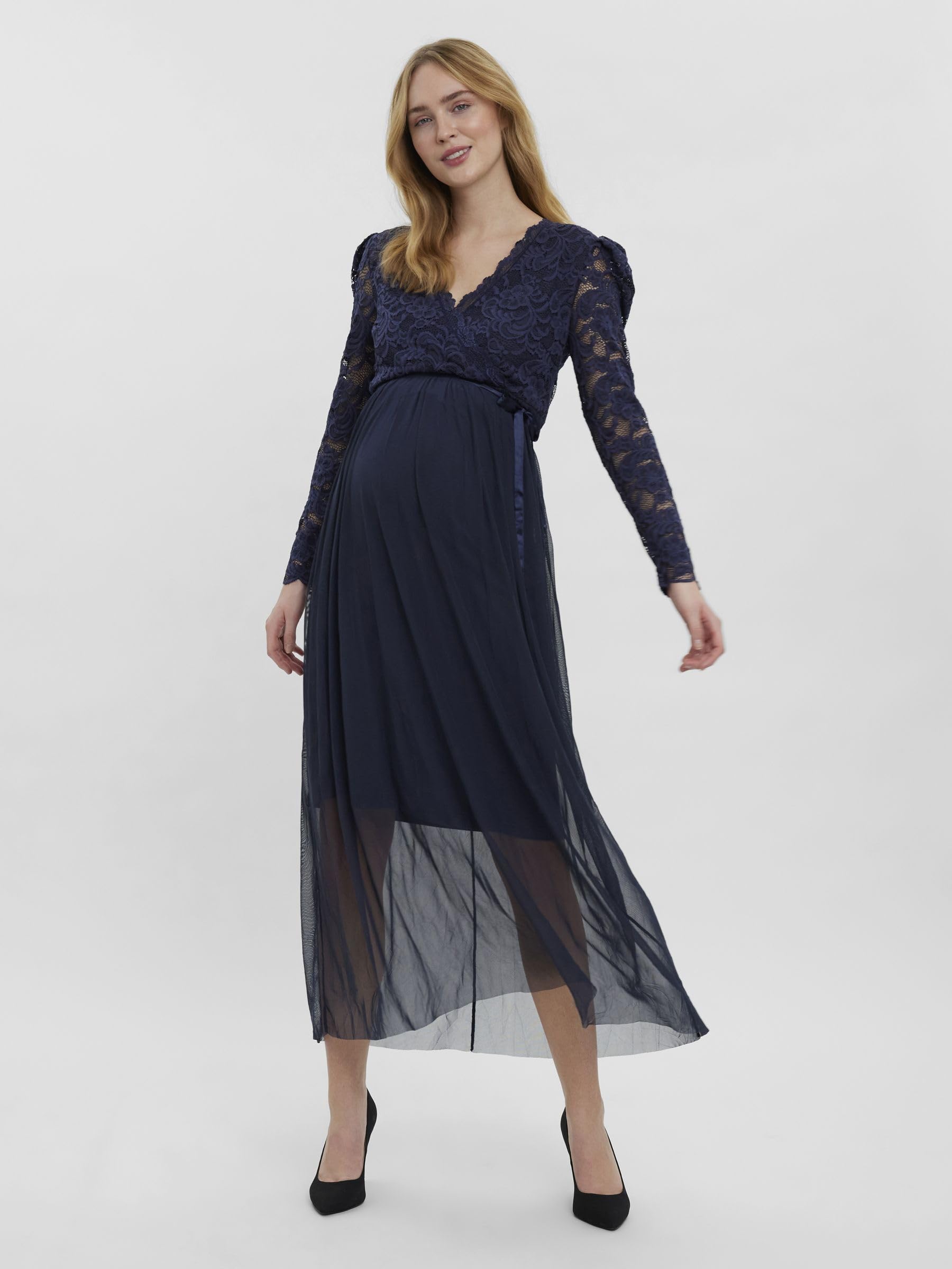 mamalicious-mlmacy-damen-umstands-und-stillmaxikleid-mit-spitze image 4