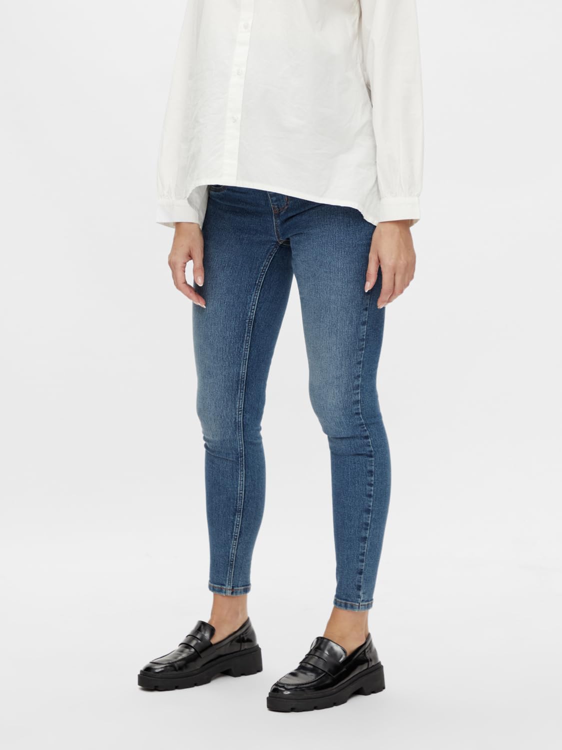 mamalicious-damen-mlnewamy-skinny-mb-jeggings-v-noos-bequeme-umstands-jeggings-m image 2