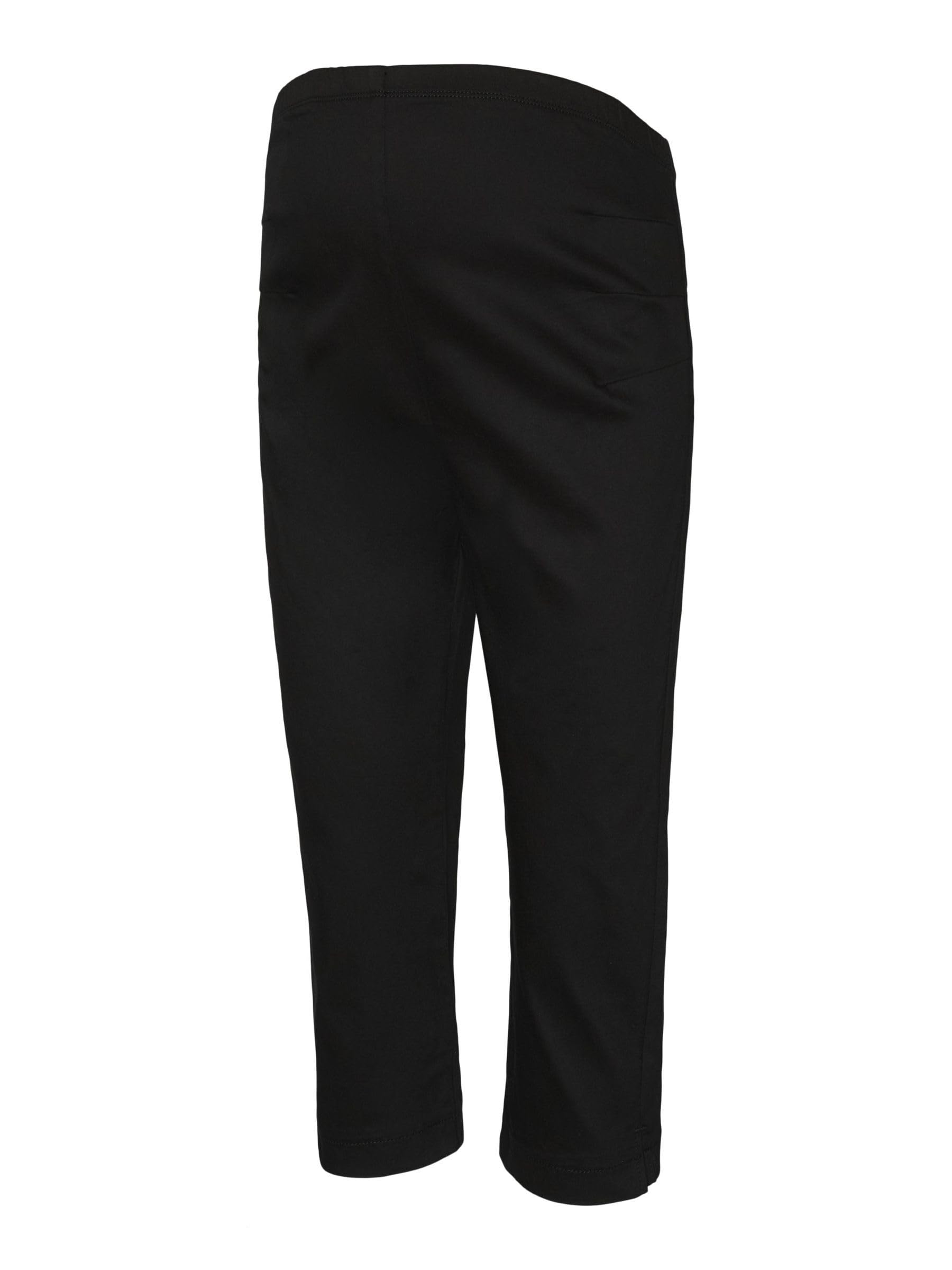 mamalicious-umstandshose-mit-hoher-taille-verk-rzter-l-nge-und-bauchband-normal- image 1