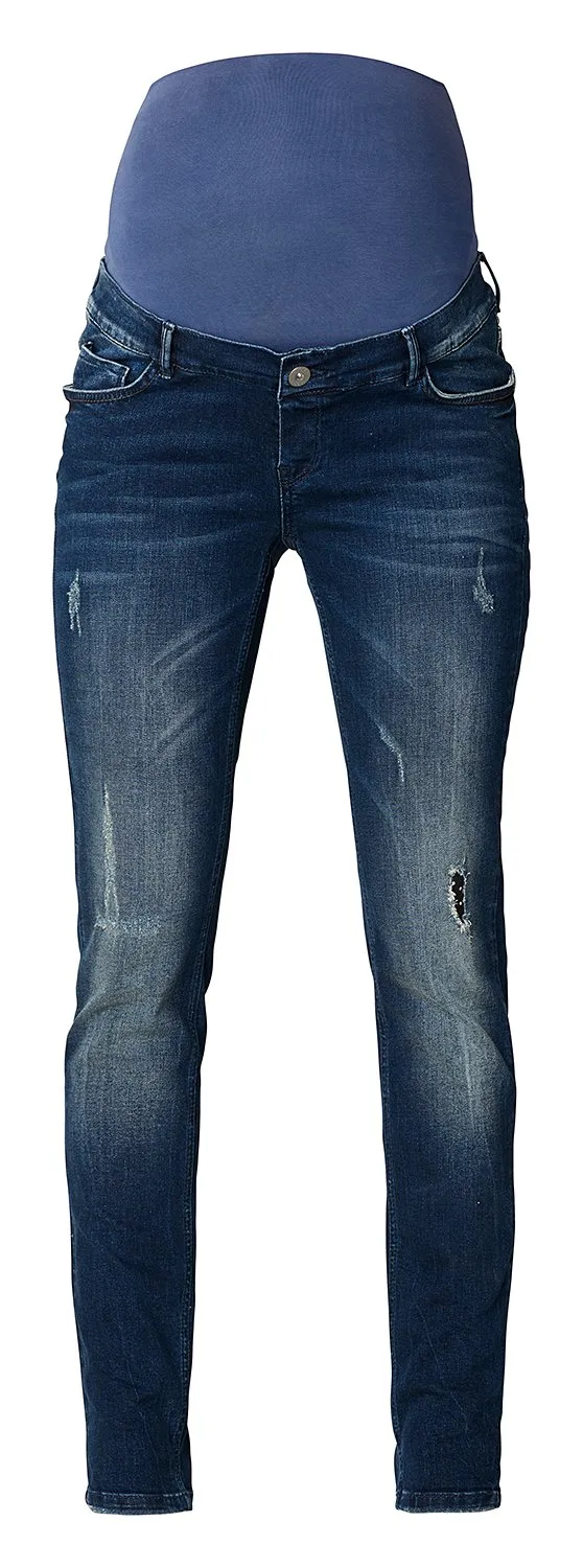 noppies-damen-jeans-otb-slim-mila-medium-aged-restored-umstandsjeans image 1