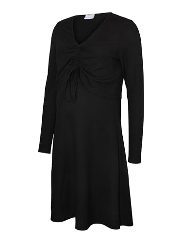 mamalicious-umstandskleid-mlselima-normal-geschnittenes-langarm-stillkleid-mit-v image 7