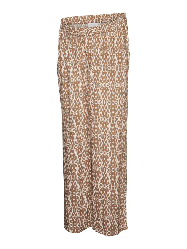 mamalicious-umstandshose-mlrita-luftige-sommerhose-mit-allover-print-seitliche-t image 1