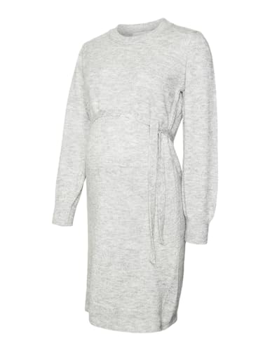 mamalicious-damen-strickkleid-mlnewanne-l-s-abk-knit-dress-a-noos-mit-bindeg-rte image 6